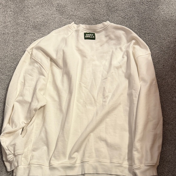 Daily Drills Navy and White Aspen Sweatshirt - Picture 4 of 10